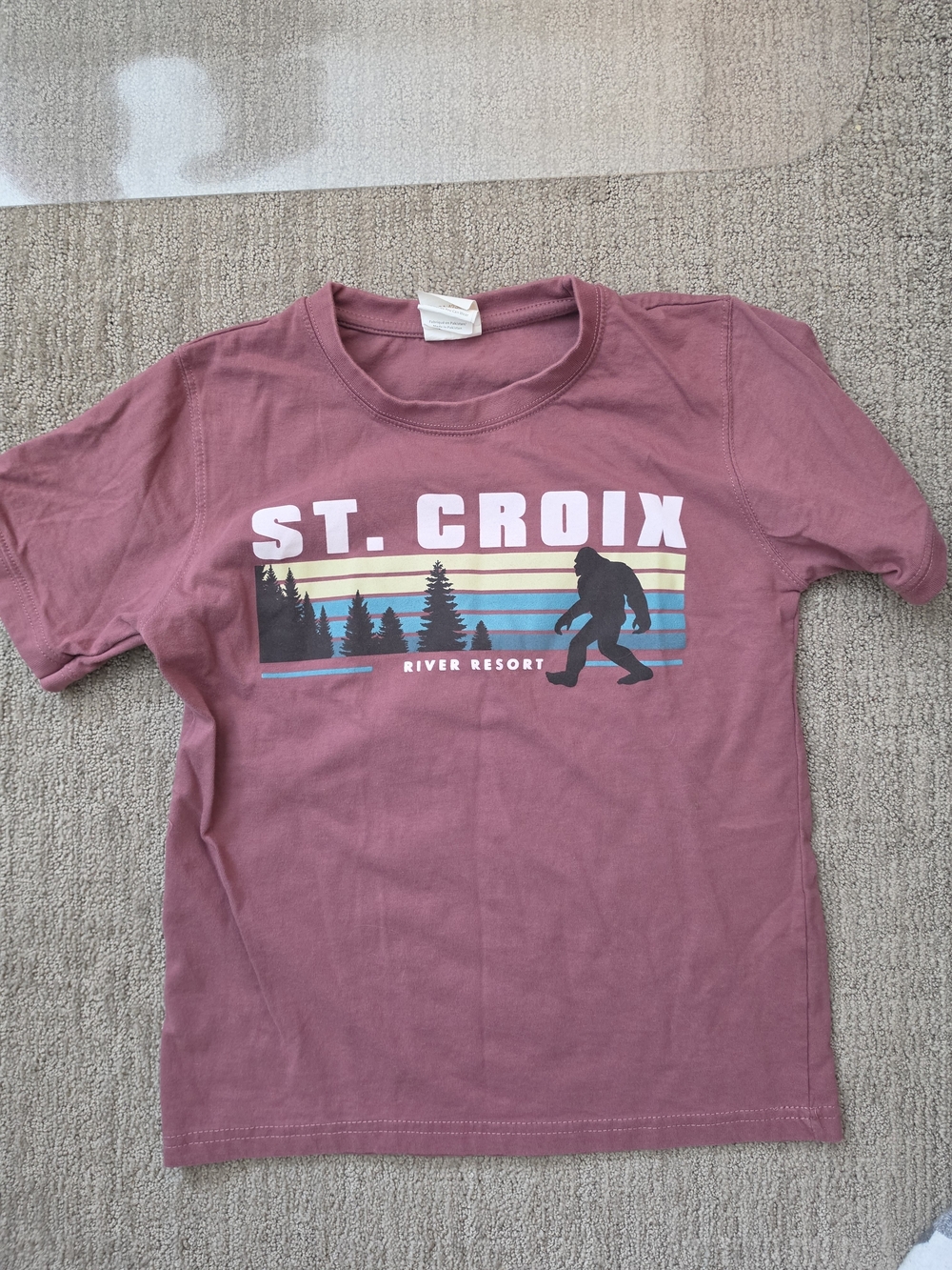 Nurture by Lamaze Mauve Short Sleeve Tee with St. Croix Graphic